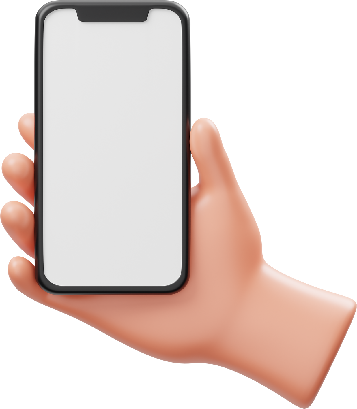 Holding Phone 3D Icon